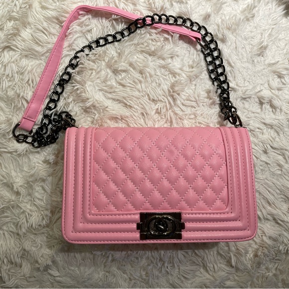 Nwt Pink Quilted Bag - Picture 6 of 8